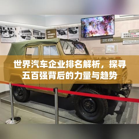 世界汽车企业排名解析，探寻五百强背后的力量与趋势