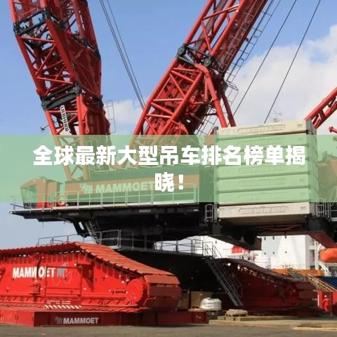全球最新大型吊车排名榜单揭晓！