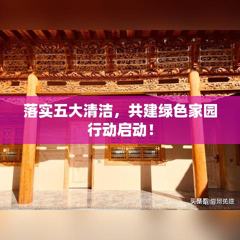 落实五大清洁，共建绿色家园行动启动！
