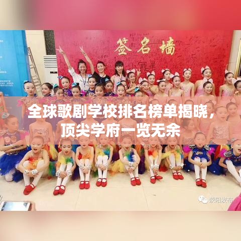 全球歌剧学校排名榜单揭晓，顶尖学府一览无余