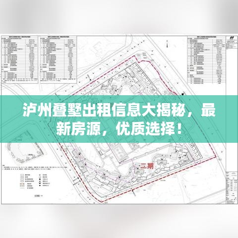 泸州叠墅出租信息大揭秘，最新房源，优质选择！