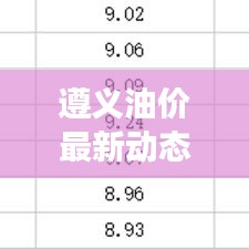 遵义油价最新动态，今日市场走势及影响因素深度解析