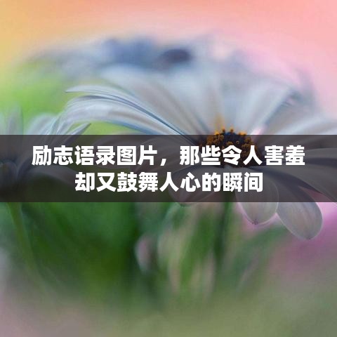 励志语录图片，那些令人害羞却又鼓舞人心的瞬间