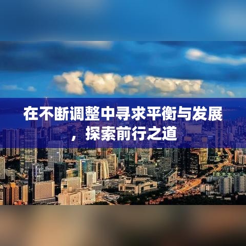 在不断调整中寻求平衡与发展，探索前行之道