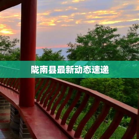 陇南县最新动态速递