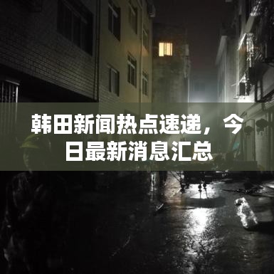 韩田新闻热点速递，今日最新消息汇总