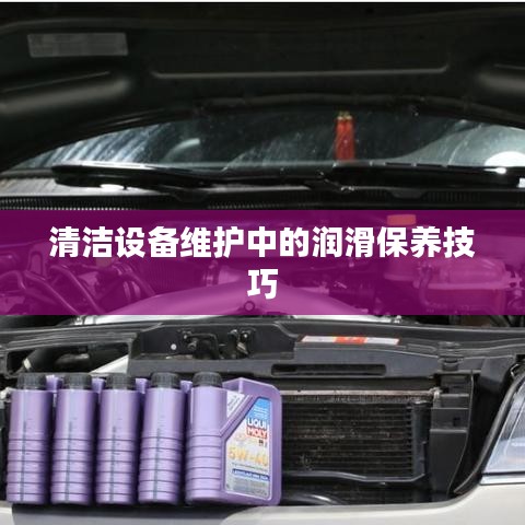 清洁设备润滑保养要点解析