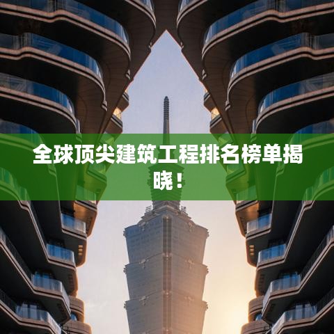 全球顶尖建筑工程排名榜单揭晓！