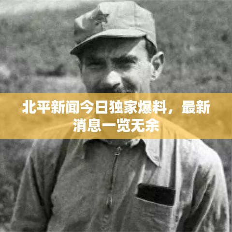 北平新闻今日独家爆料，最新消息一览无余