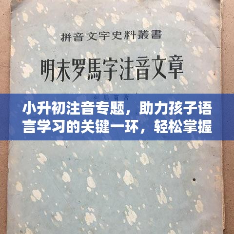 小升初注音专题，助力孩子语言学习的关键一环，轻松掌握语言基础！