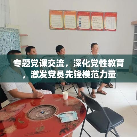专题党课交流，深化党性教育，激发党员先锋模范力量