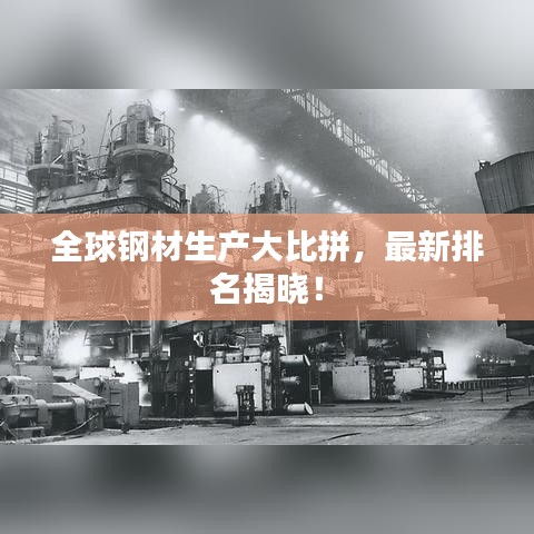全球钢材生产大比拼，最新排名揭晓！