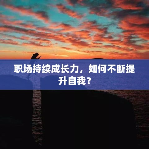 职场持续成长力，如何不断提升自我？