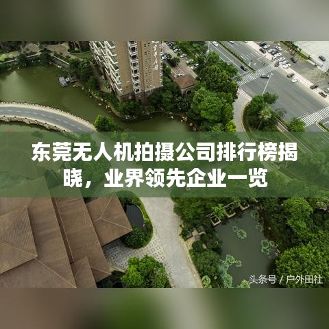 东莞无人机拍摄公司排行榜揭晓，业界领先企业一览