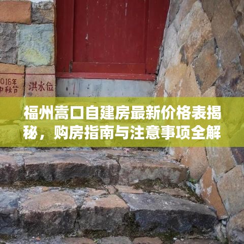 福州嵩口自建房最新价格表揭秘，购房指南与注意事项全解析