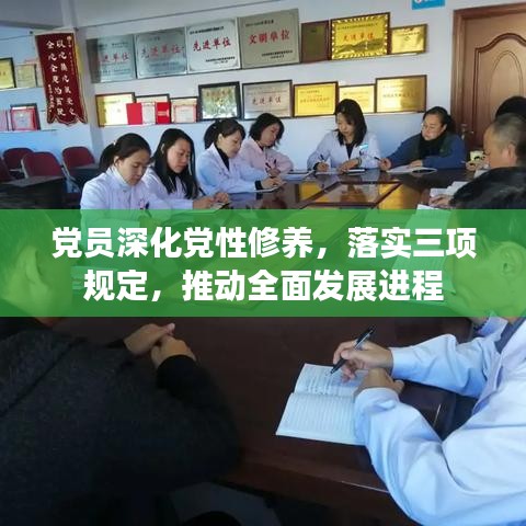 党员深化党性修养，落实三项规定，推动全面发展进程