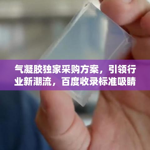 气凝胶独家采购方案，引领行业新潮流，百度收录标准吸睛标题！
