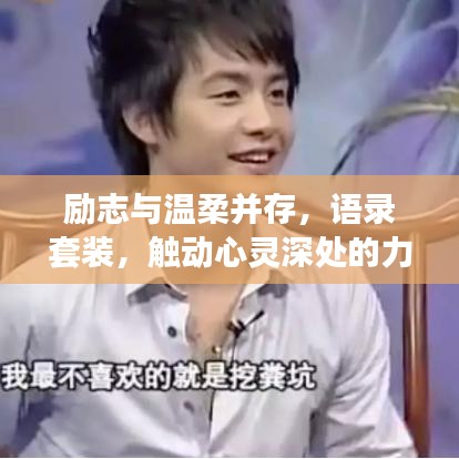 励志与温柔并存，语录套装，触动心灵深处的力量