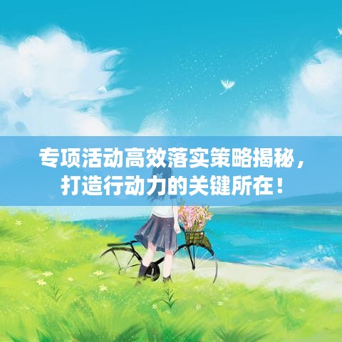专项活动高效落实策略揭秘，打造行动力的关键所在！