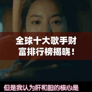 全球十大歌手财富排行榜揭晓！